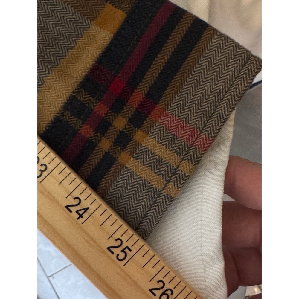 Orvis Men's Heavyweight Flannel Shirt Plaid Button Up Long Sleeve Size S NWT - Picture 15 of 15